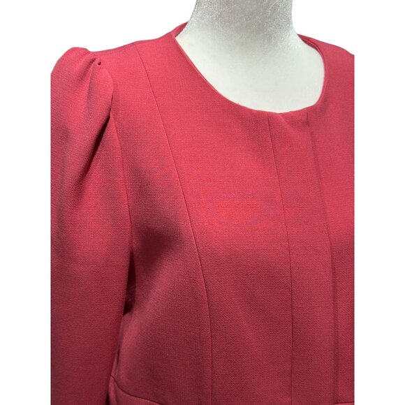 H&M womens Size 10 Coat Jacket Elegant Formal Blazer Pink Workwear Outwear - Picture 9 of 11